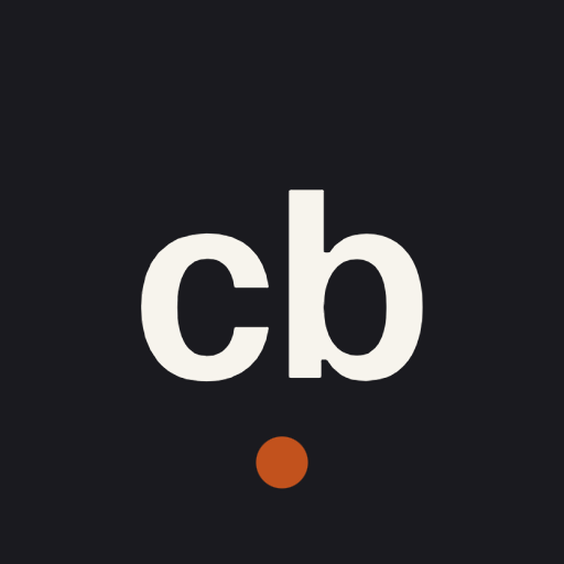 Codebahn icon, for dark backgrounds