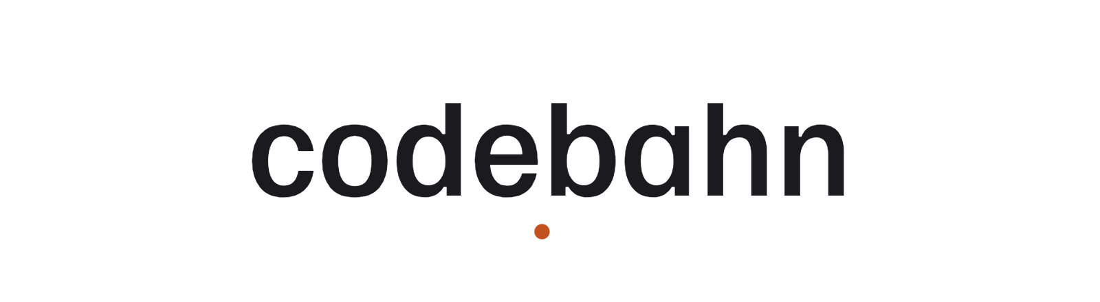Codebahn wordmark, for light backgrounds
